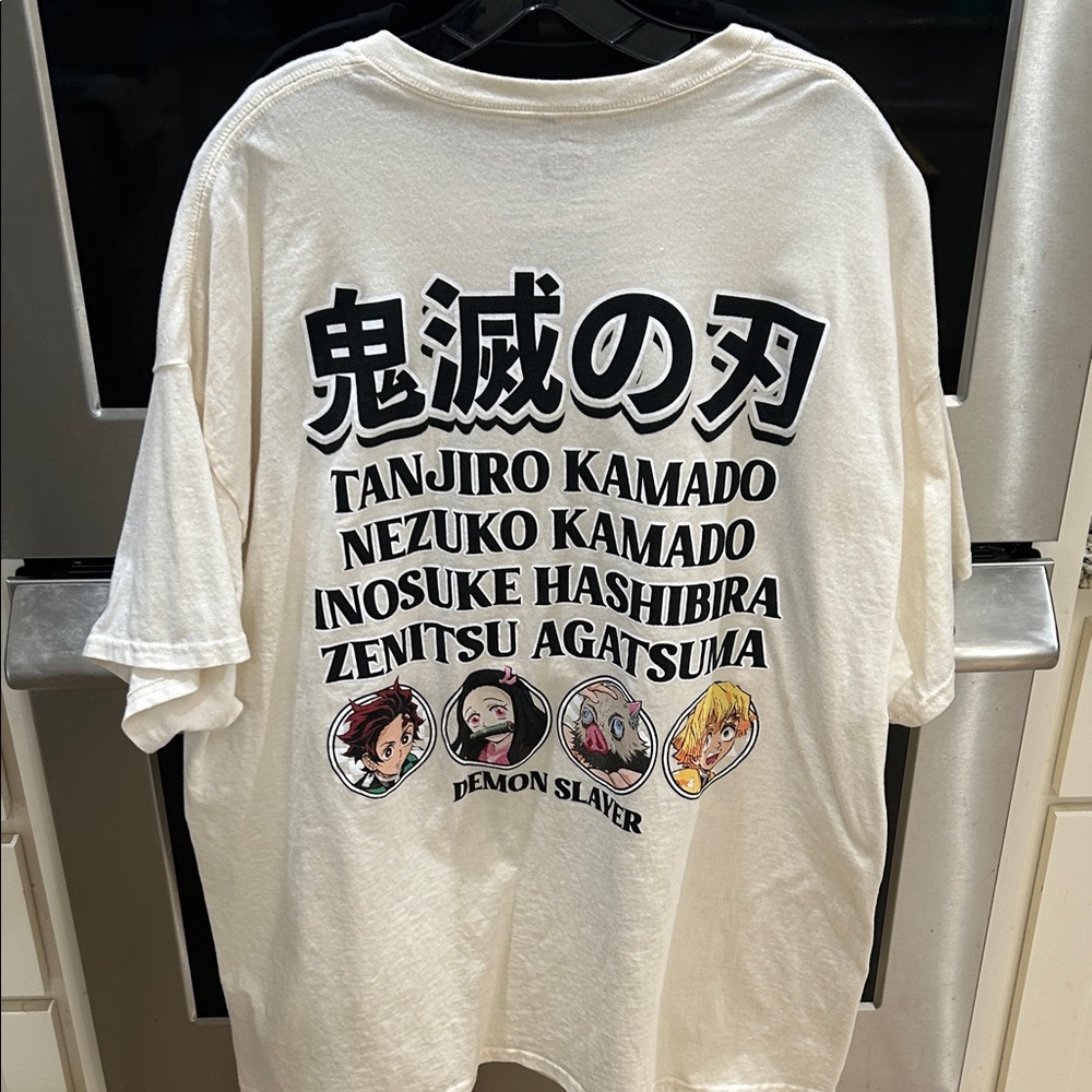Demon Slayer Graphic Tee - White Unisex 2XL - Picture 5 of 11